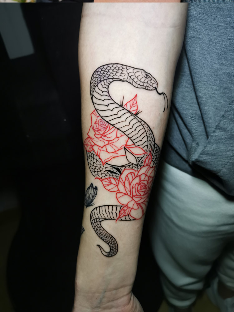 Tatuador Dago, tattoos a color en León