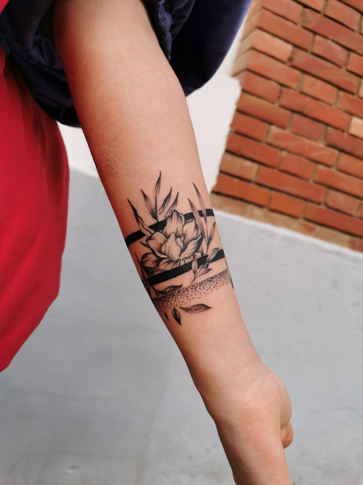 Tatuajes de flores en León