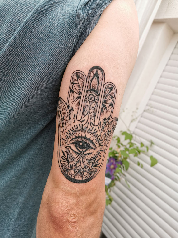 Tatuaje de mandala en León